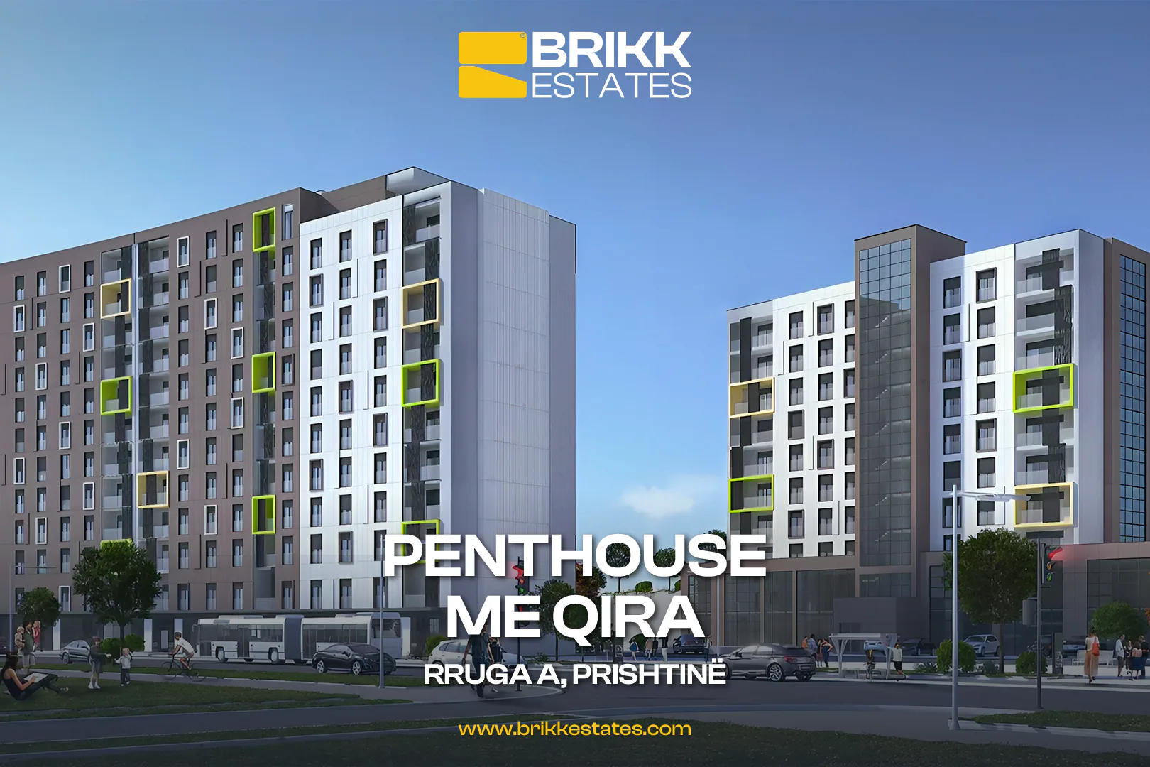 Zyrë penthouse 340 m² me tarracë me qira në Rrugën A — foto 10 (10)