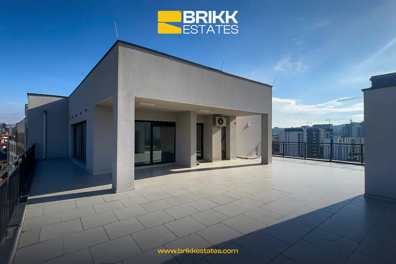 Zyrë penthouse 340 m² me tarracë me qira në Rrugën A — foto 4