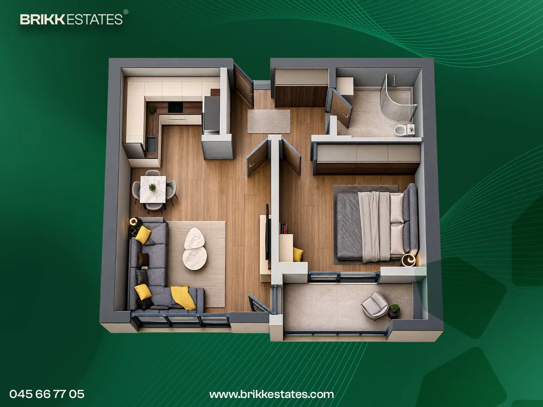 Banesë 1+1 në shitje në Linda Premium Residence, Bresje — foto 2 (2)