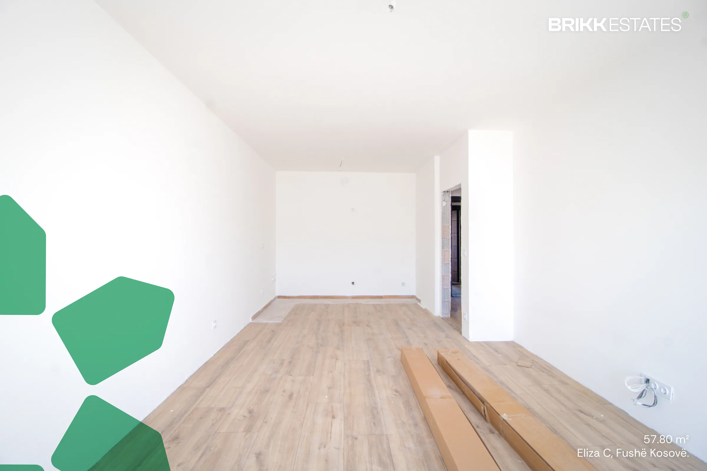 Banesë 57.80 m² në shitje – Eliza C, Fushë Kosovë — foto 1
