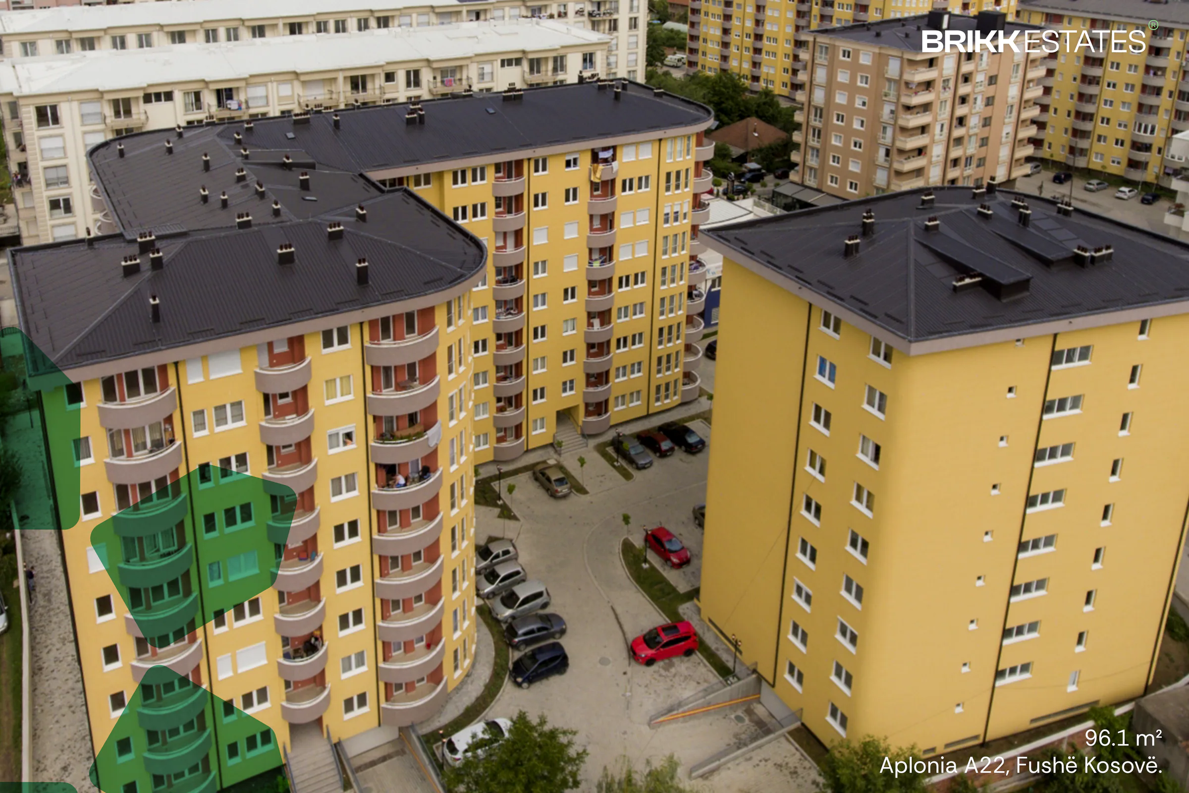 Banesë në shitje 96.1 m² Apolonia A22, Fushë Kosovë — foto 1